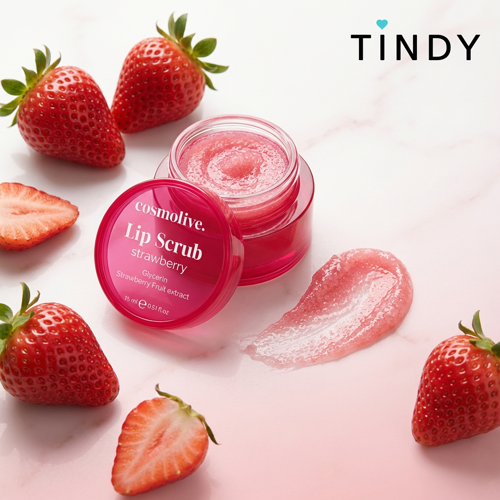 Cosmolive Lip Scrub Strawberry 15 ml