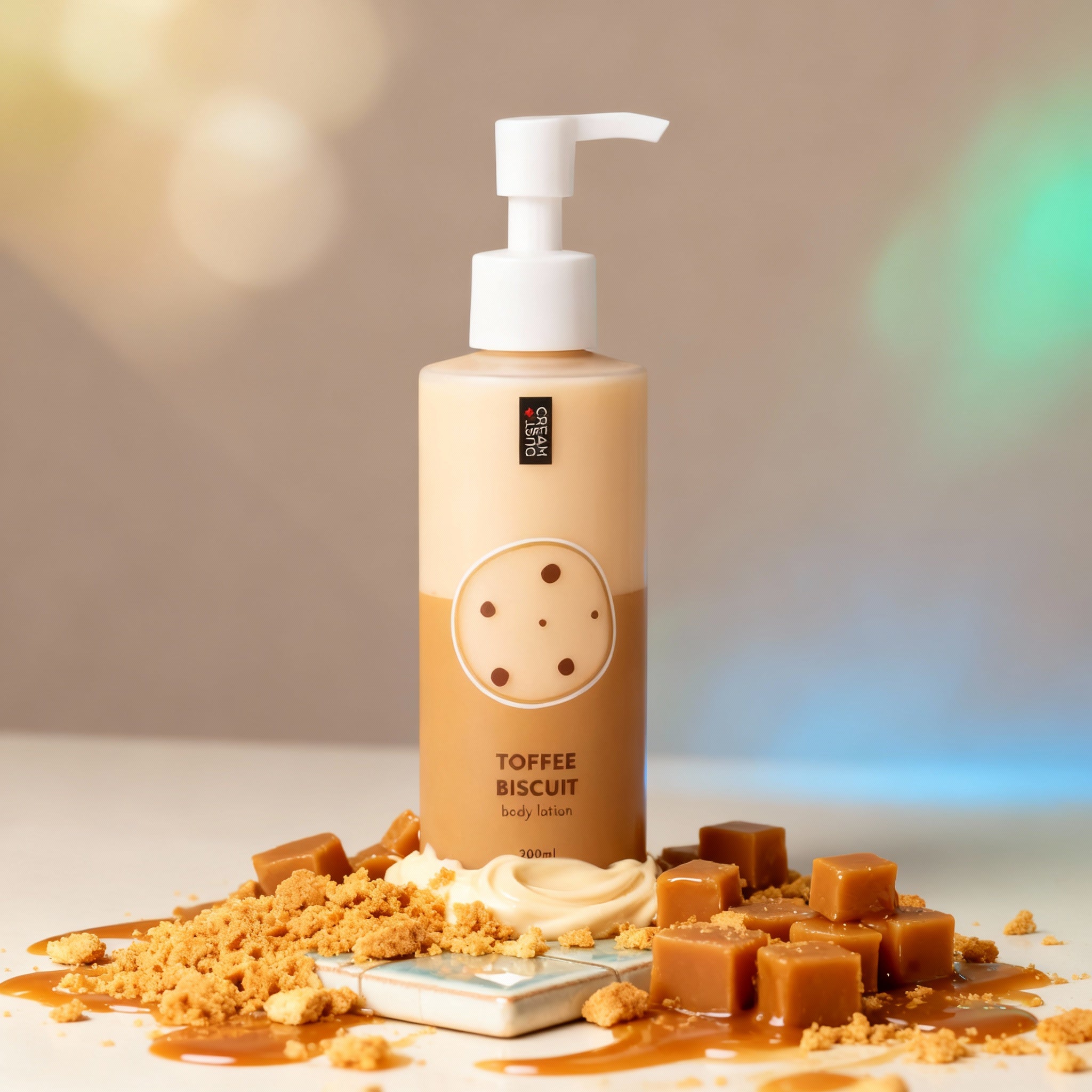 Dust+Cream telové mlieko Toffee Biscuit 200ml