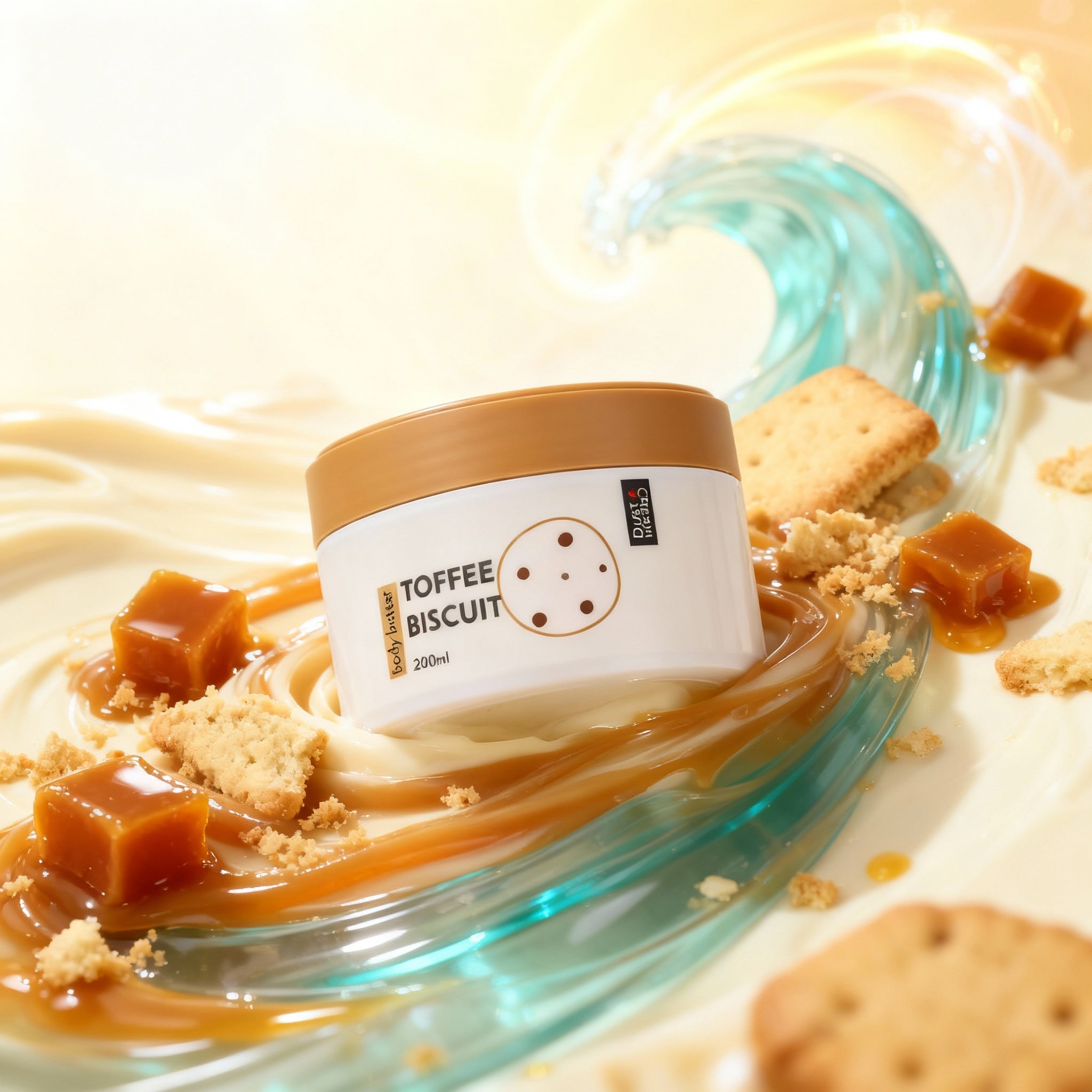Dust+Cream telové maslo Toffee Biscuit 200ml