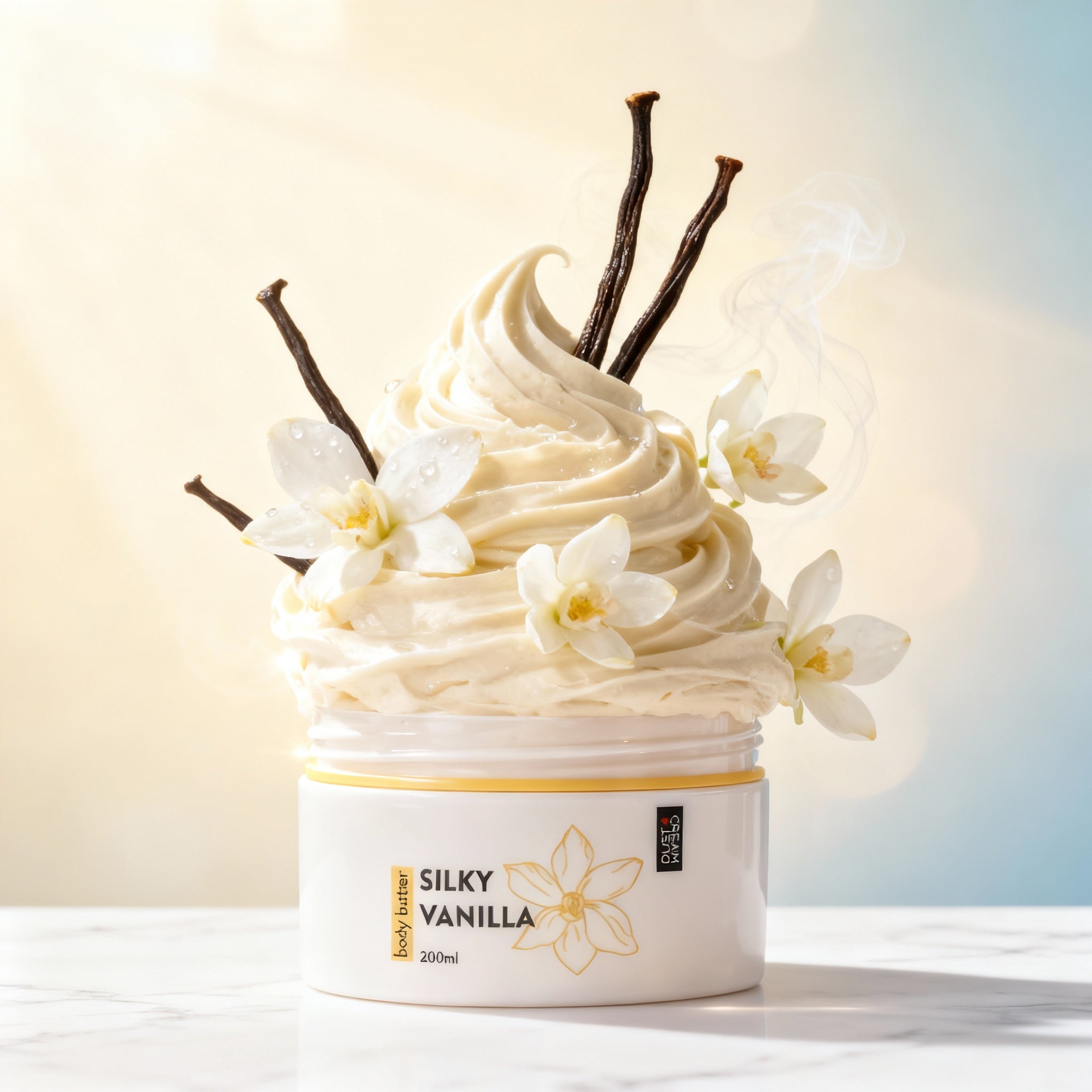 Dust+Cream telové maslo Silky Vanilla 200ml