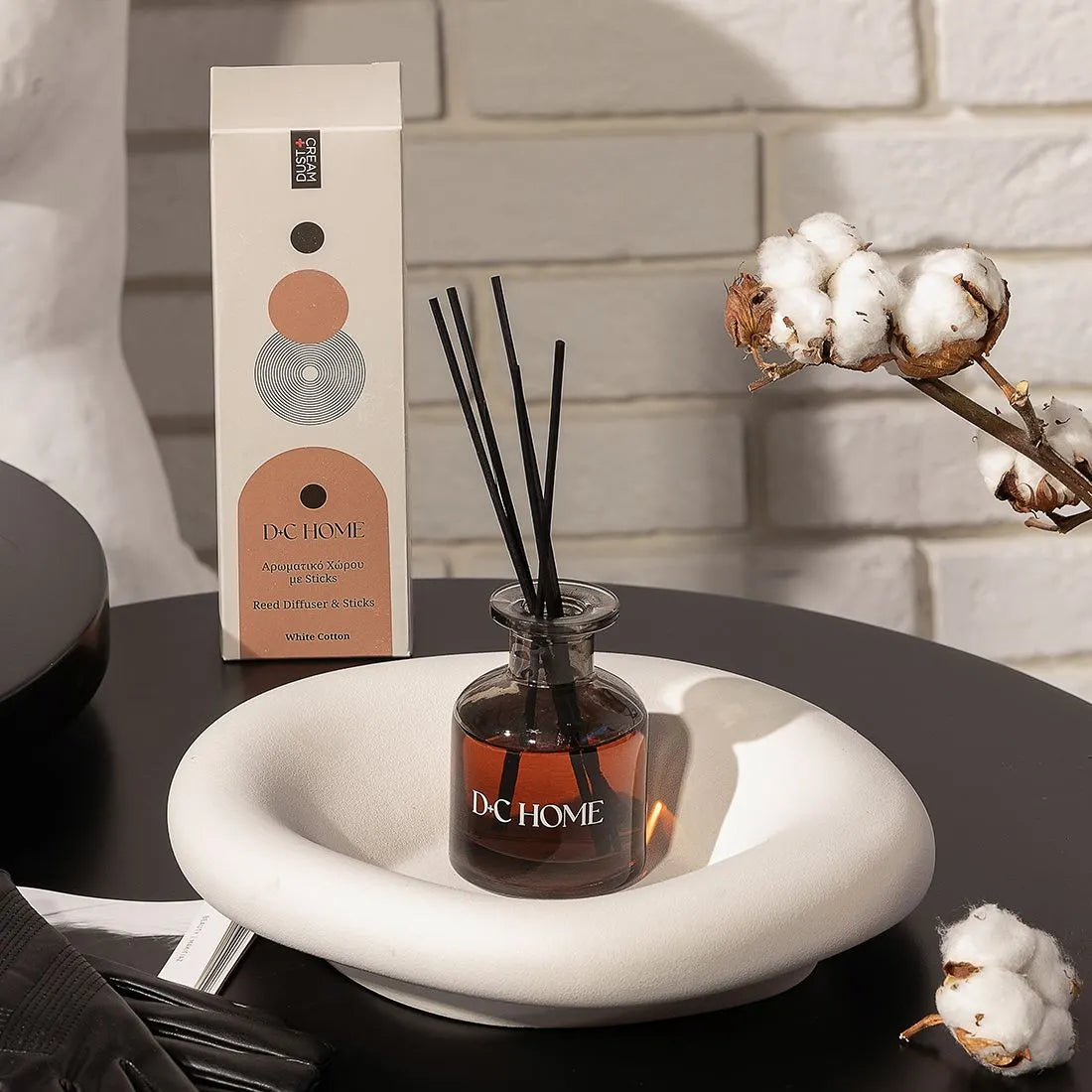 Dust+Cream aromatický difuzér White Cotton 100ml