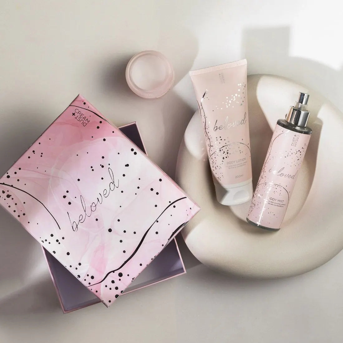 Dust+Cream dámsky darčekový set Beloved