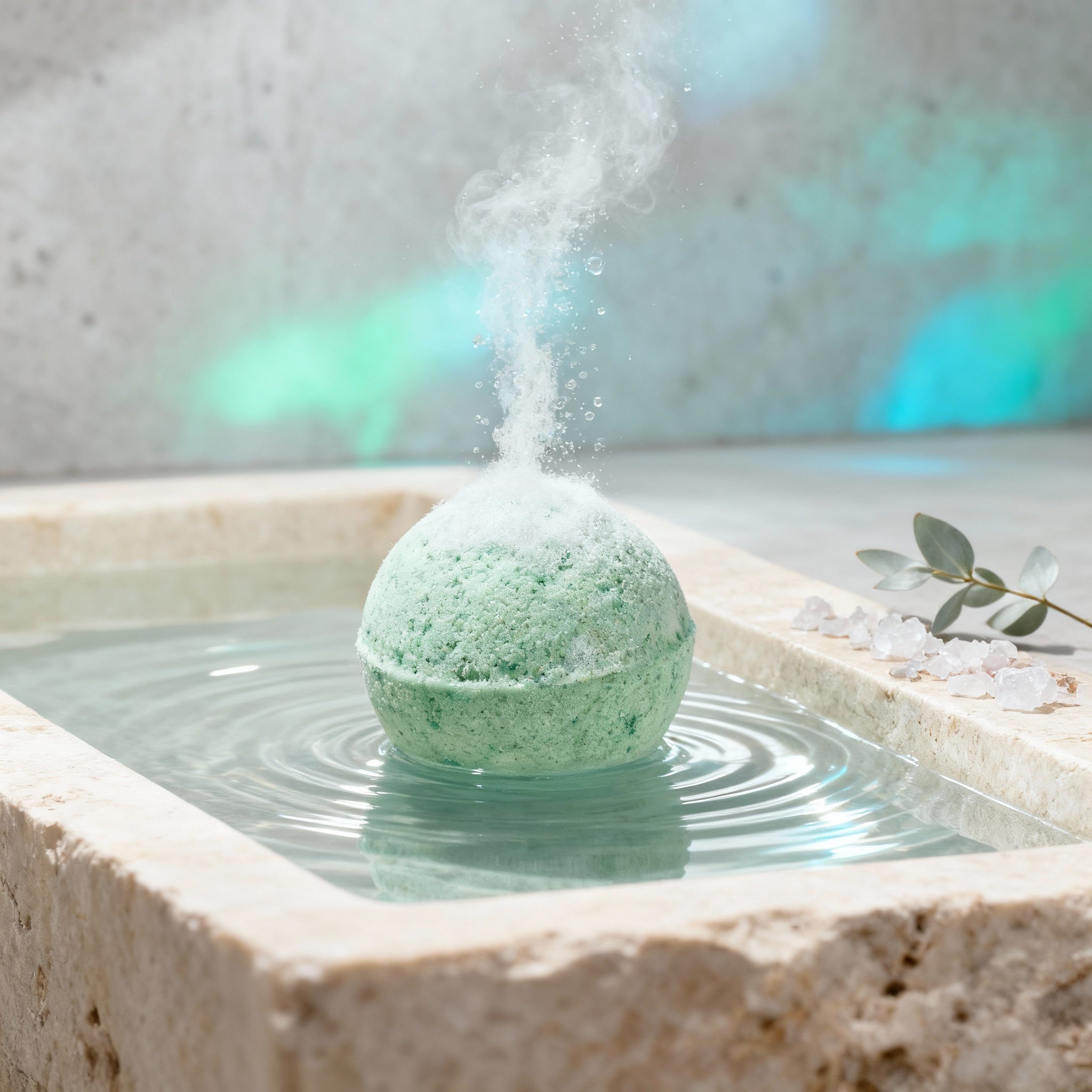 Bomba do kúpeľa s osviežujúcou vôňou - Cosmolive Marseille Storm 70g