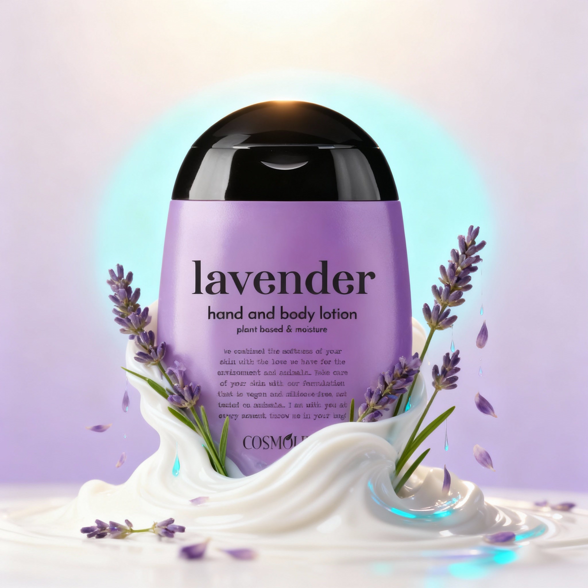 Krém na ruky a telo s levanduľovou vôňou pre jemnú pokožku - Cosmolive Lavender 100ml