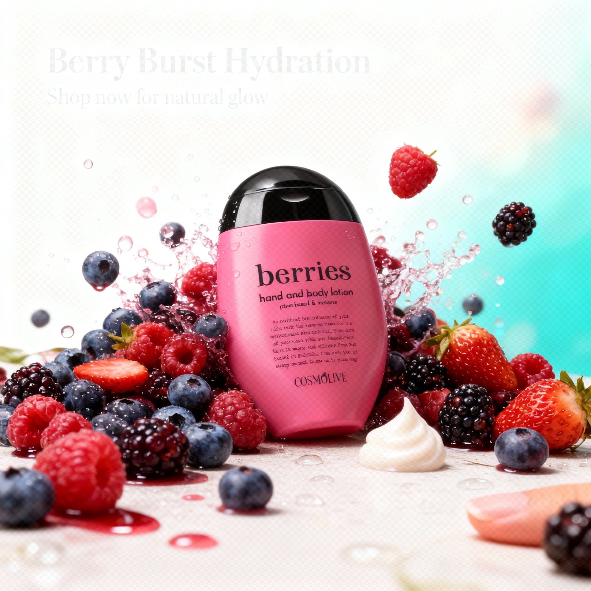 Krém na ruky a telo s osviežujúcou ovocnou vôňou - Cosmolive Berries 100ml