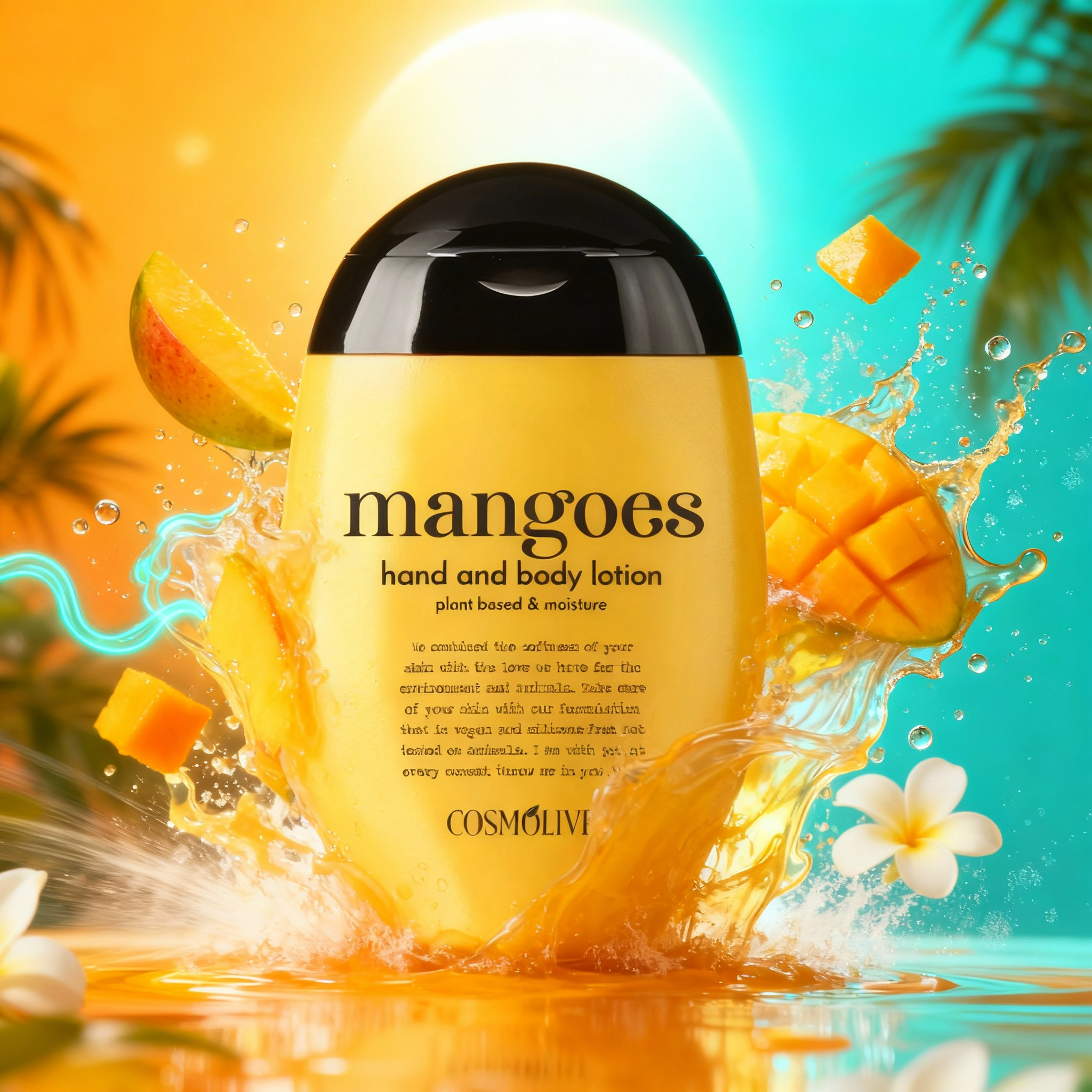 Krém na ruky a telo s exotickou vôňou manga - Cosmolive Mangoes 100ml
