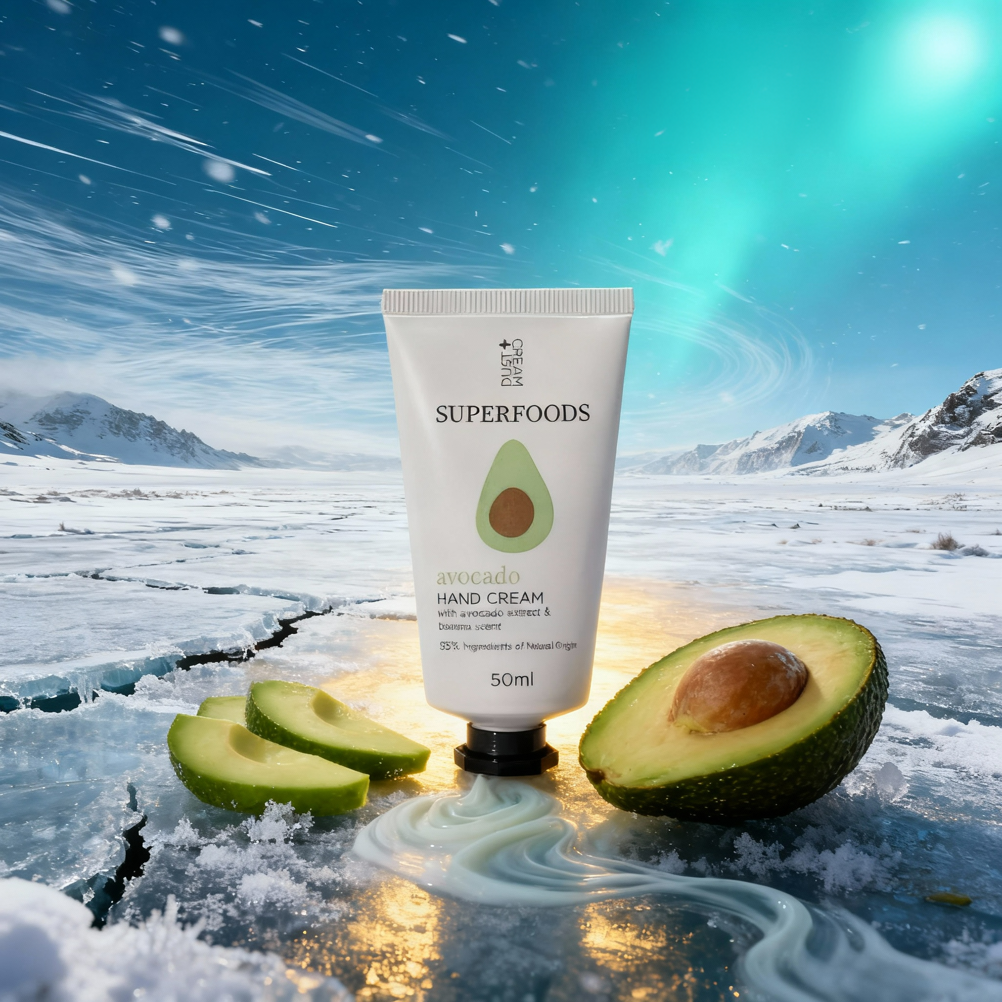 Dust+Cream SUPERFOODS krém na ruky Avocado 50ml