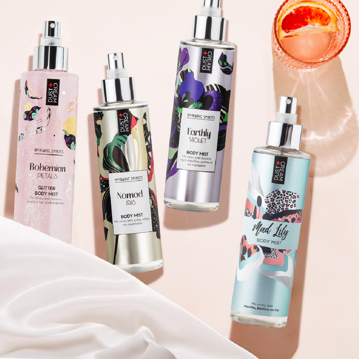 Dust+Cream telový sprej Nomad Iris 200ml