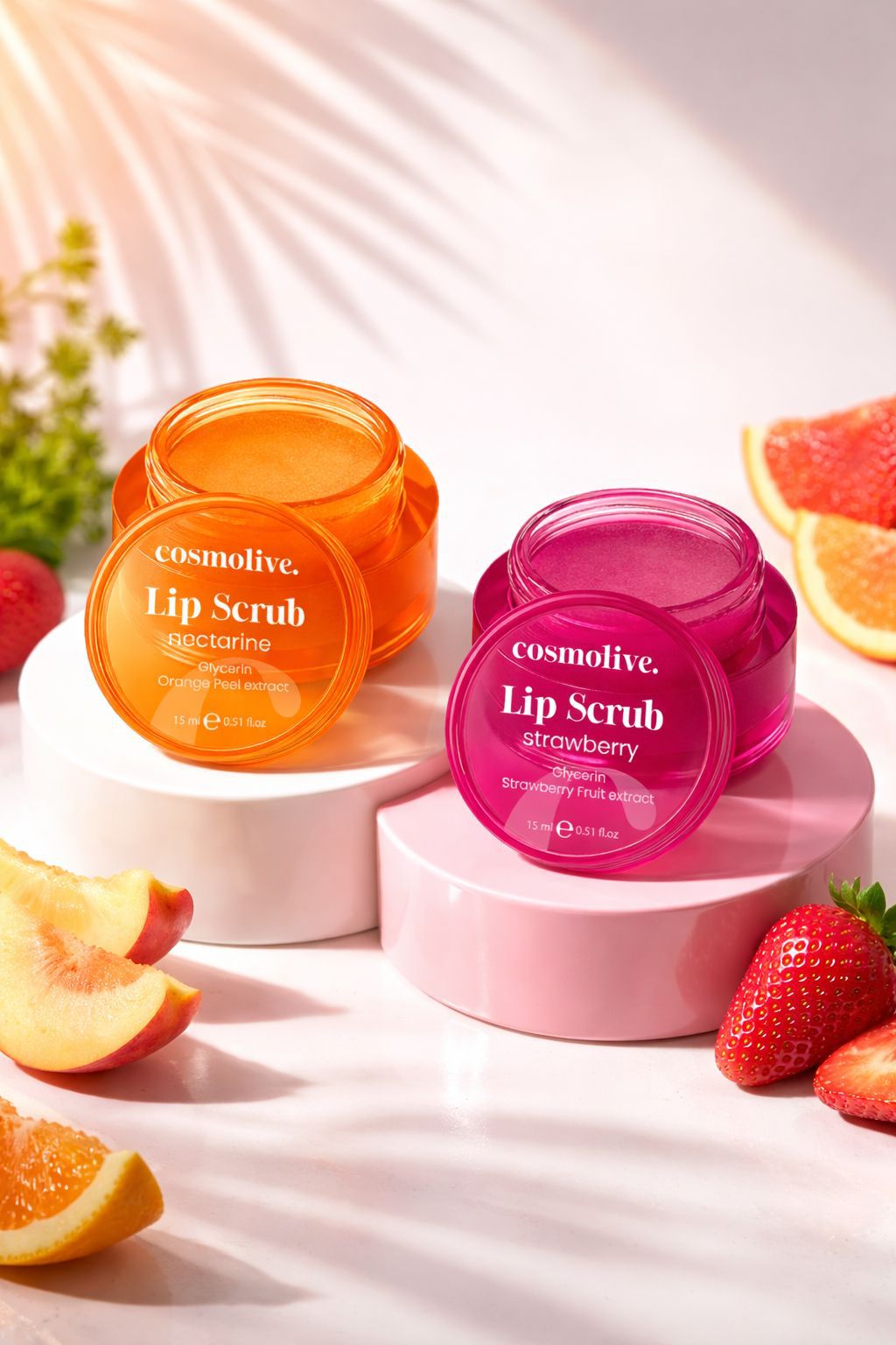 Cosmolive Lip Scrub Nectarine 15ml