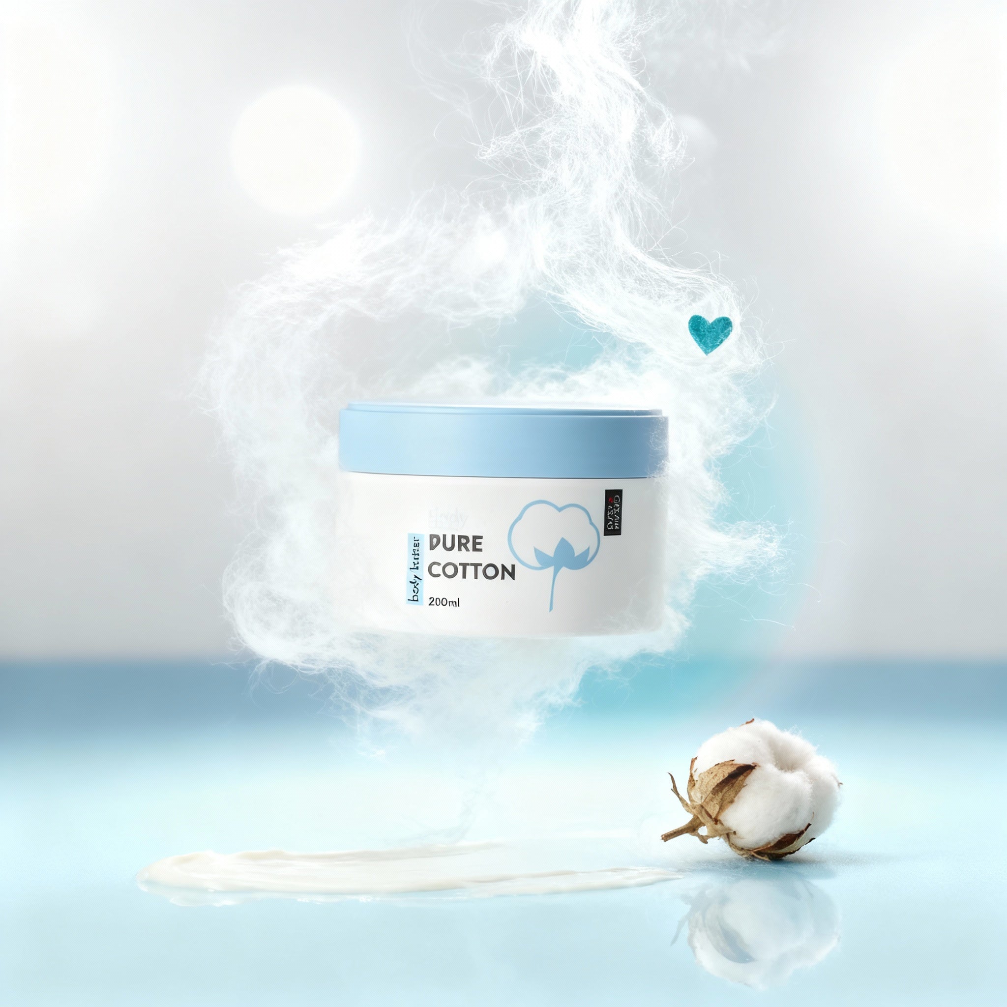 Dust+Cream telové maslo Pure Cotton 200ml