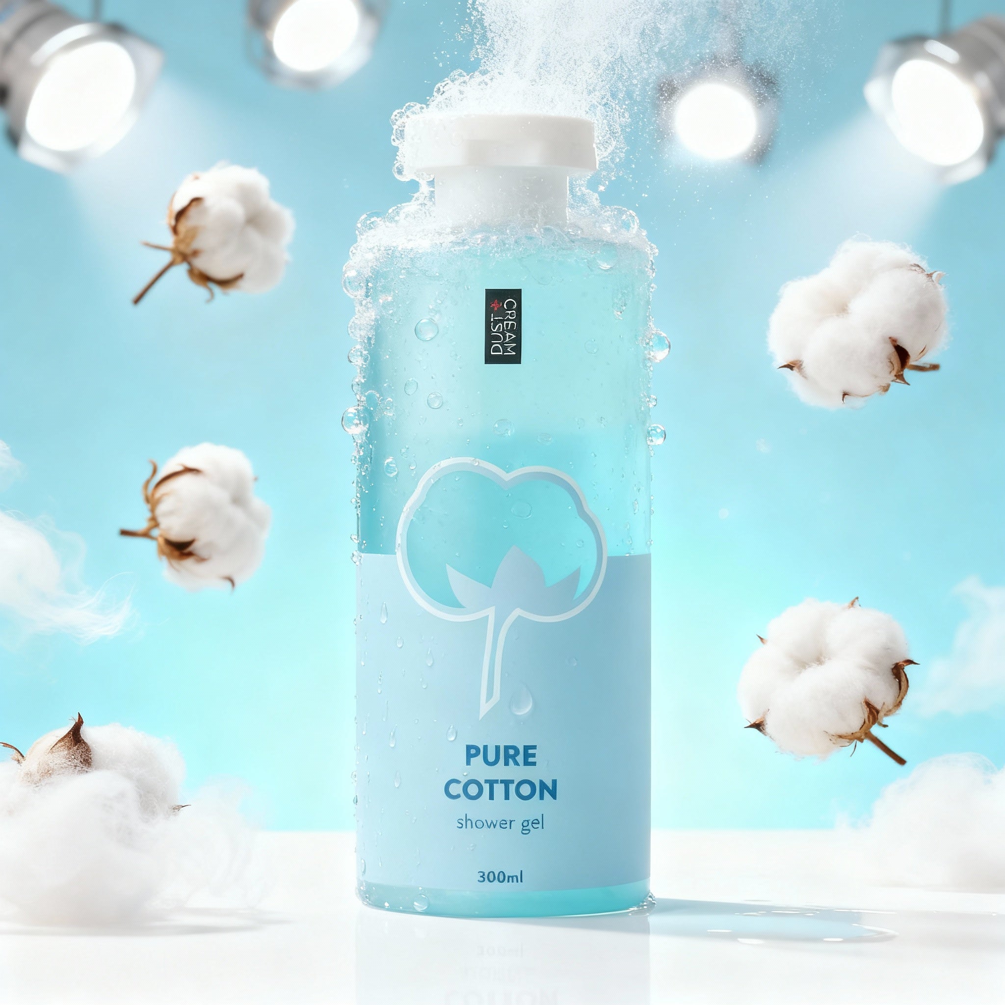 Dust+Cream sprchový gél Pure Cotton 300ml