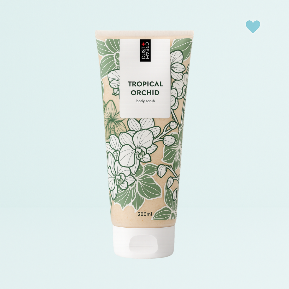 Dust+Cream telový peeling Tropical Orchid 200ml