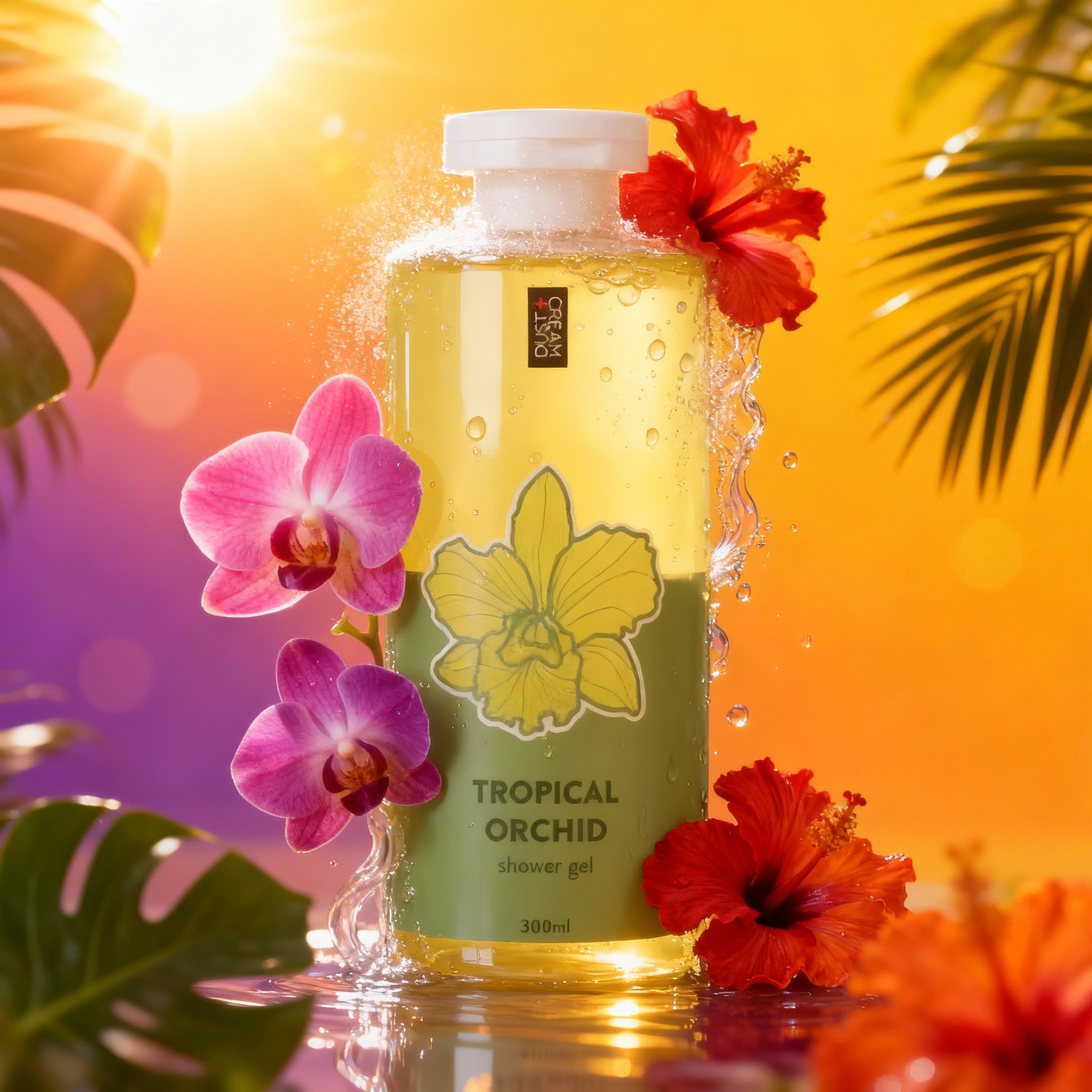 Dust+Cream sprchový gél Tropical Orchid 300ml