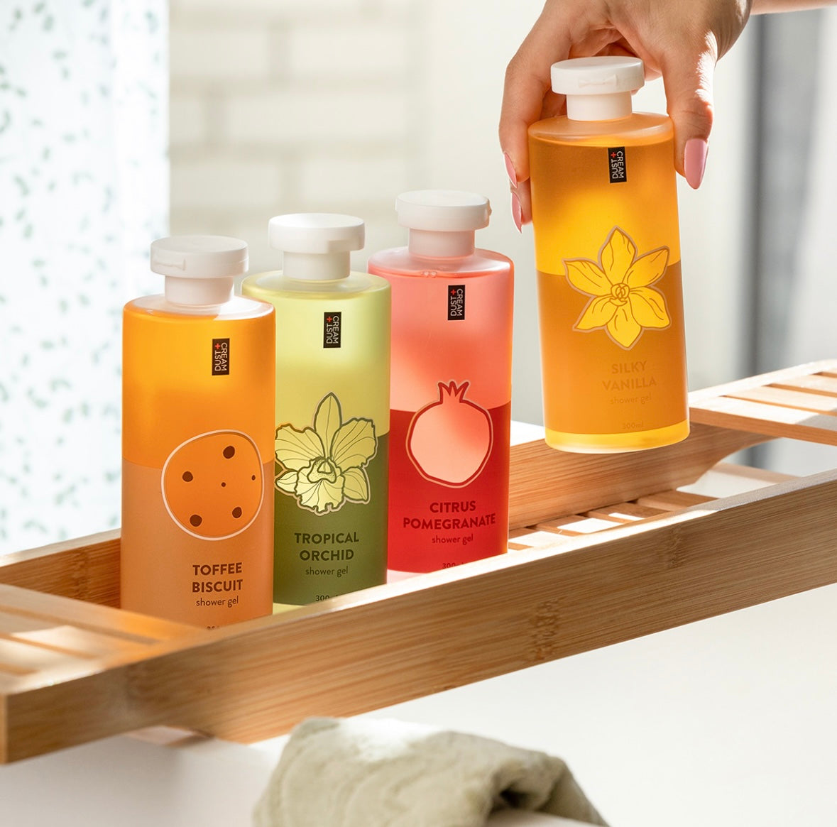 Dust+Cream sprchový gél Silky Vanilla 300ml