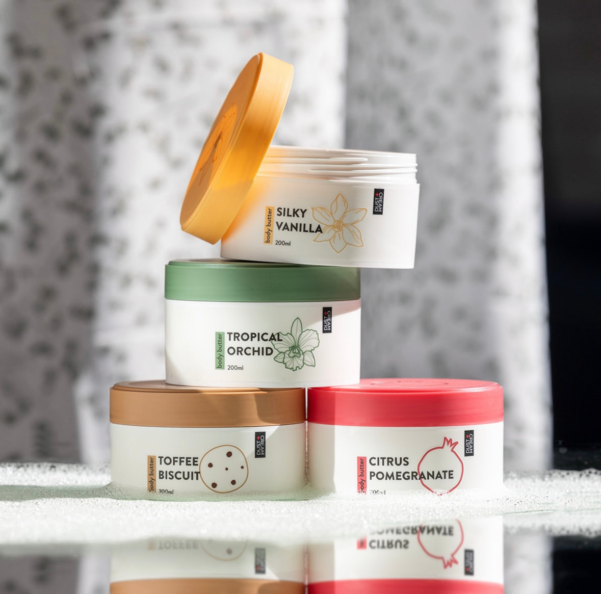 Dust+Cream telové maslo Toffee Biscuit 200ml