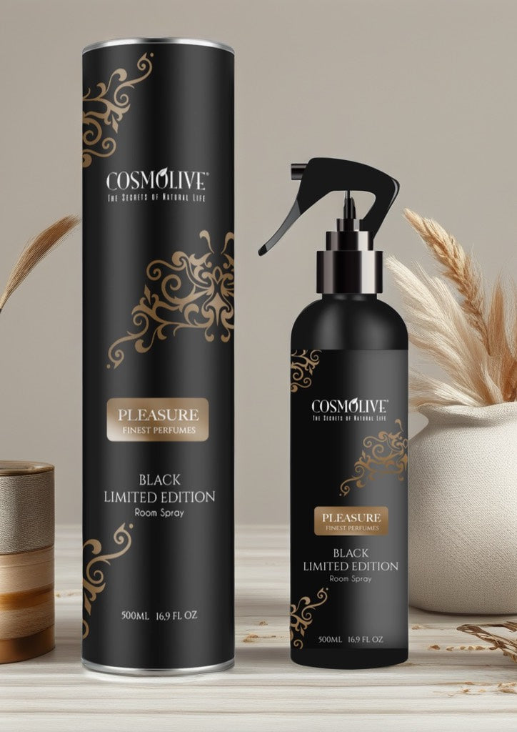 Elegantný vonný sprej - Cosmolive Black Pleasure 500ml