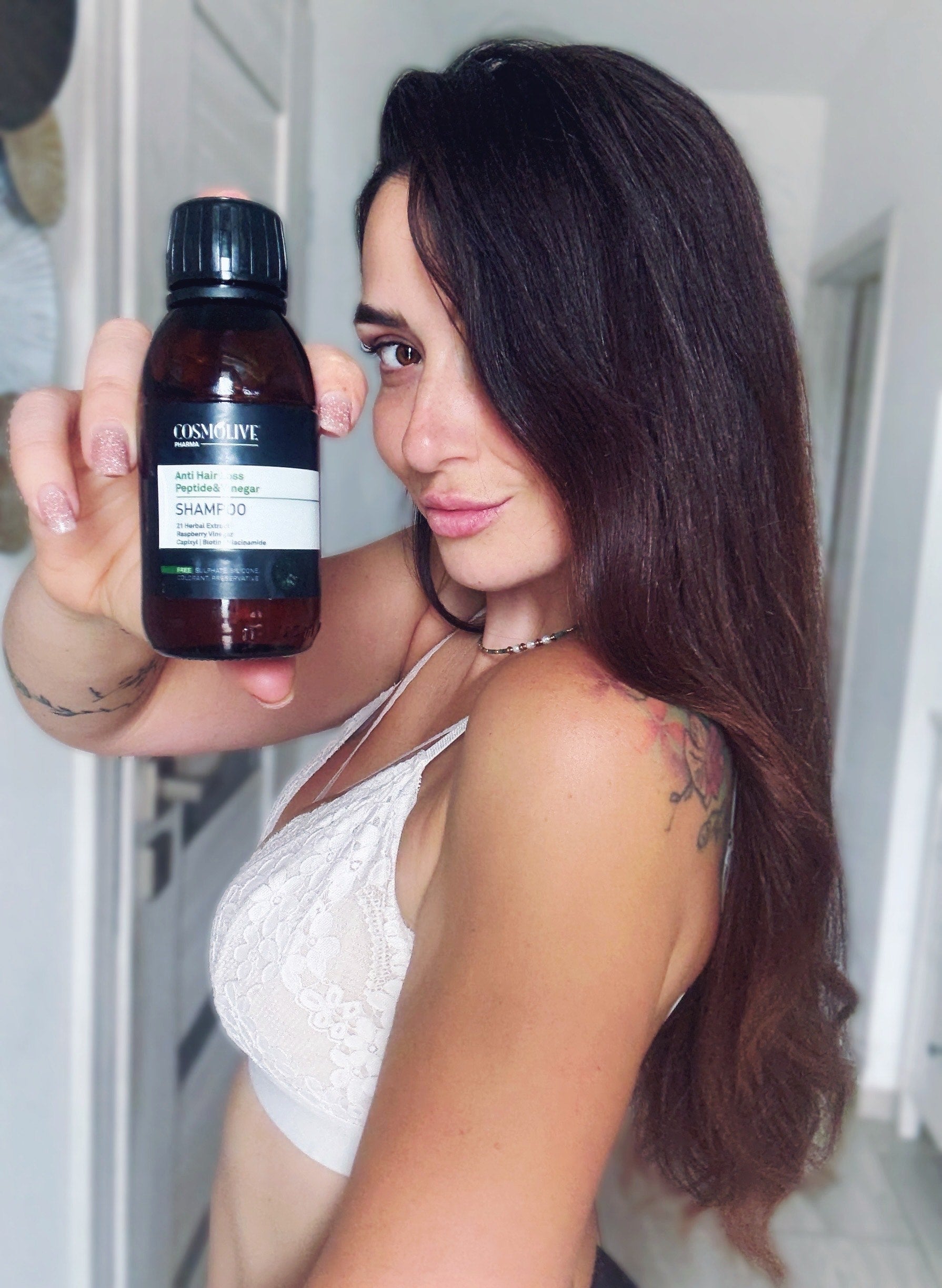 Cosmolive Natural Anti Hair Loss šampón s peptidmi a octom 125ml