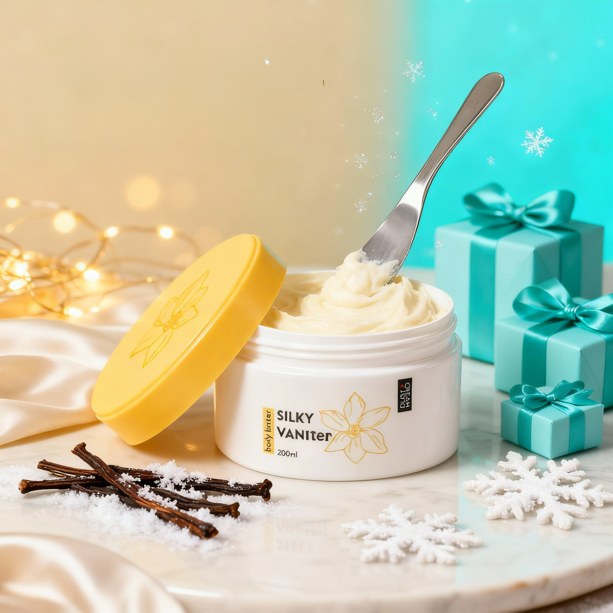 Dust+Cream telové maslo Silky Vanilla 200ml