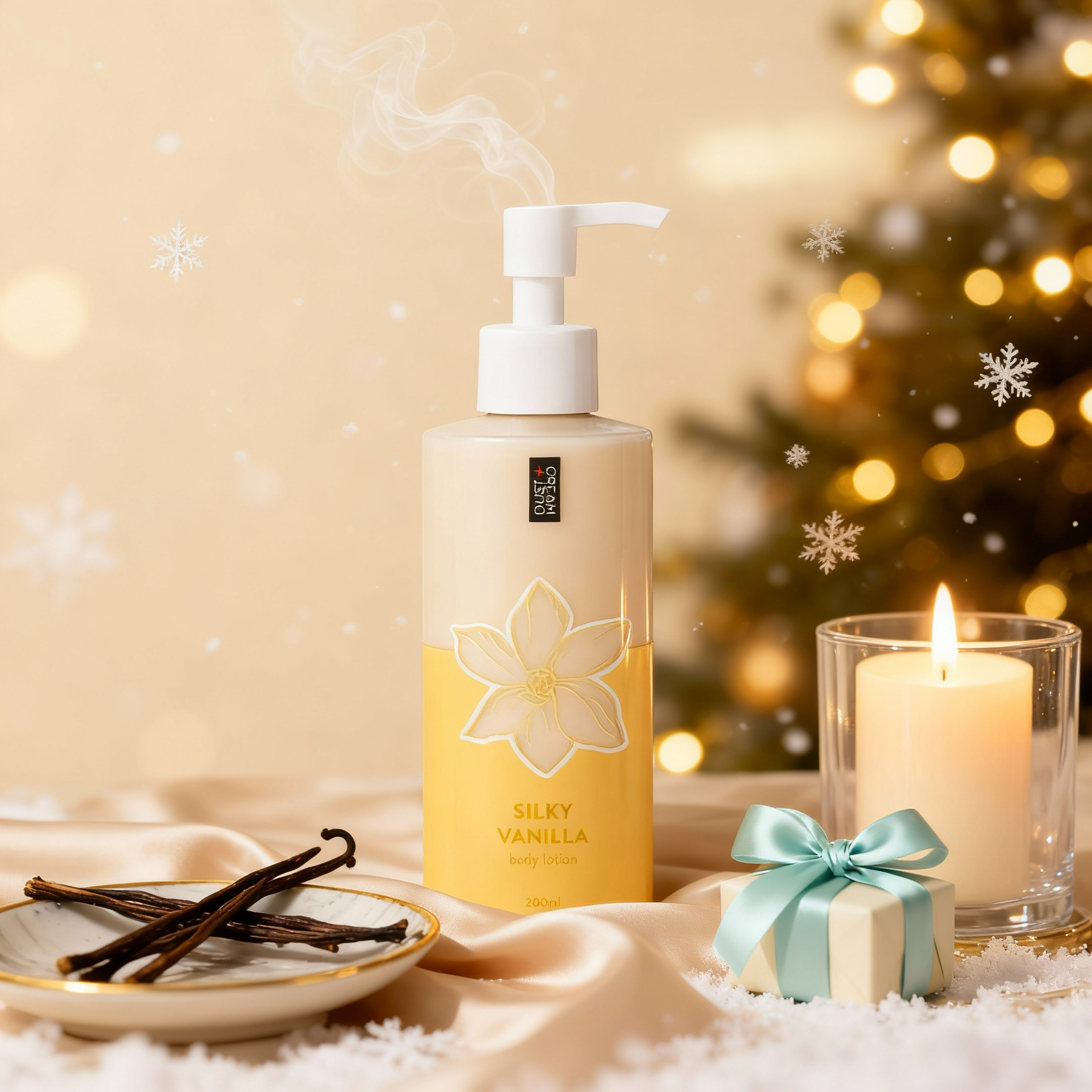 Dust+Cream telové mlieko Silky Vanilla 200ml