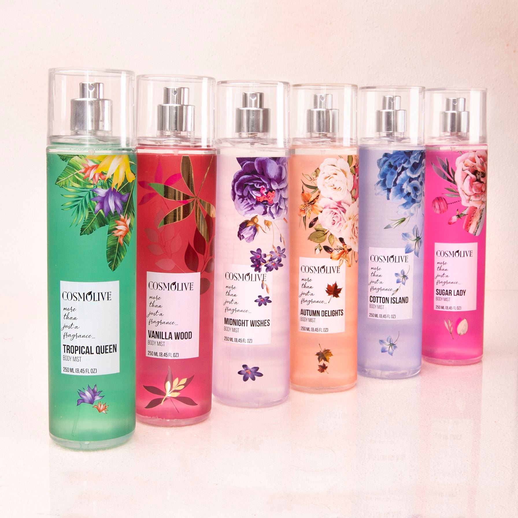 Cosmolive dámsky telový sprej Cotton Island 250ml