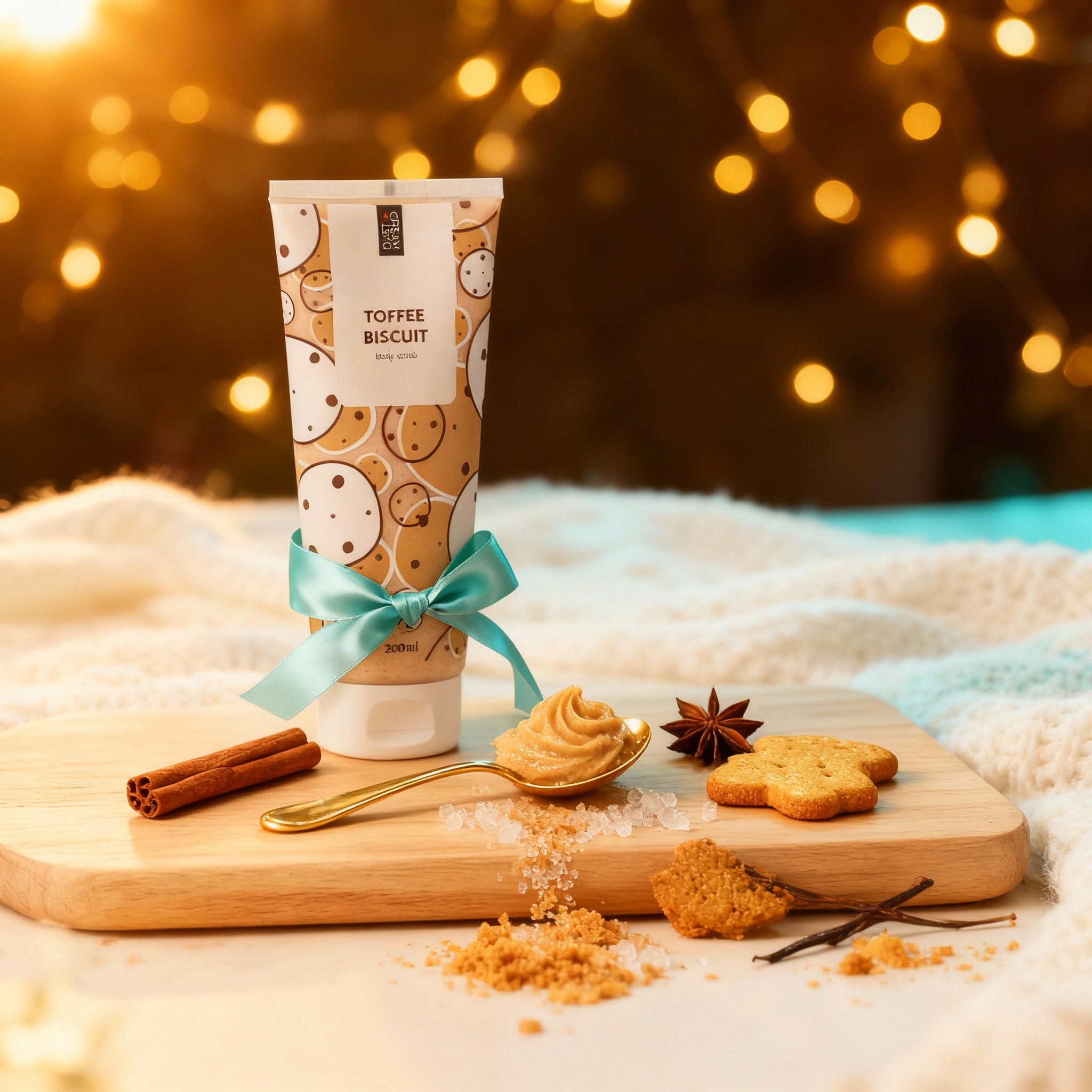 Dust+Cream telový peeling Toffee Biscuit 200ml