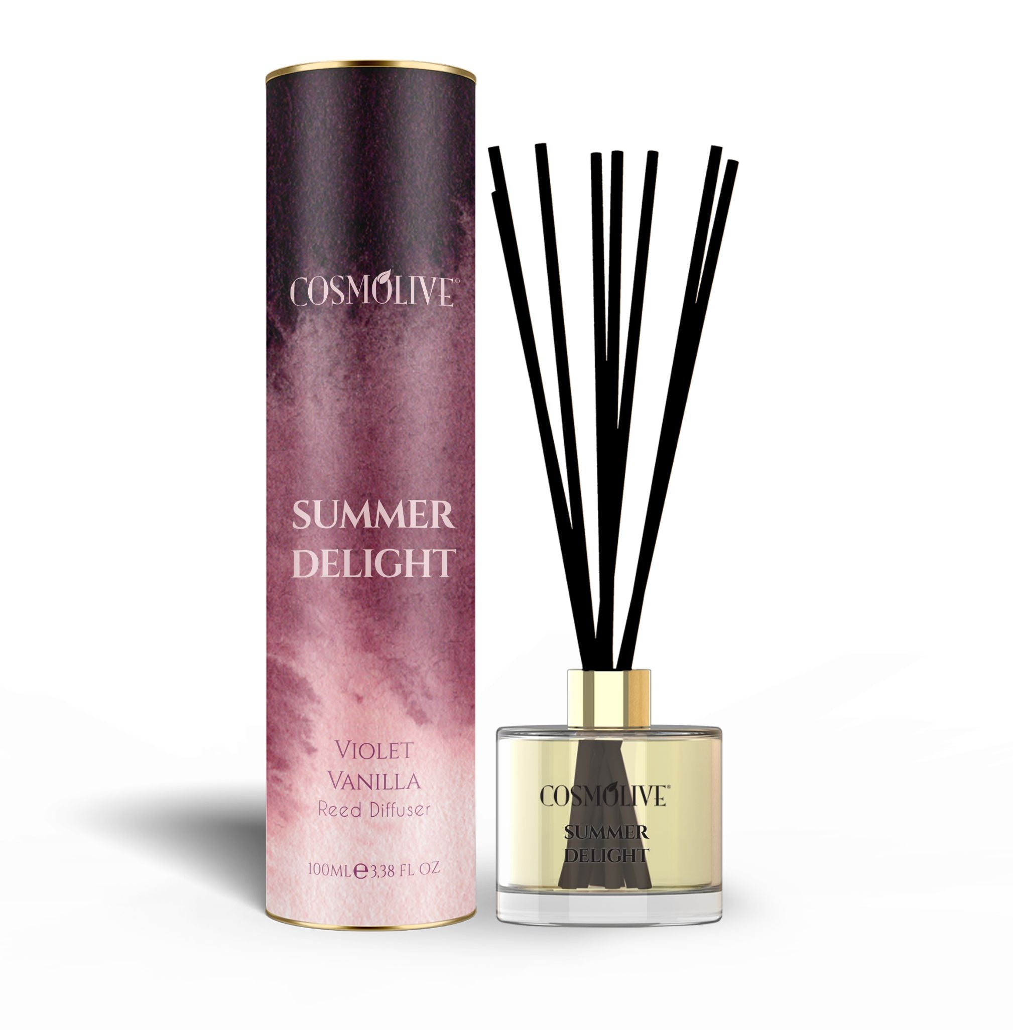 Aromatický difuzér s vôňou fialky a vanilky - Cosmolive Summer Delight 100ml