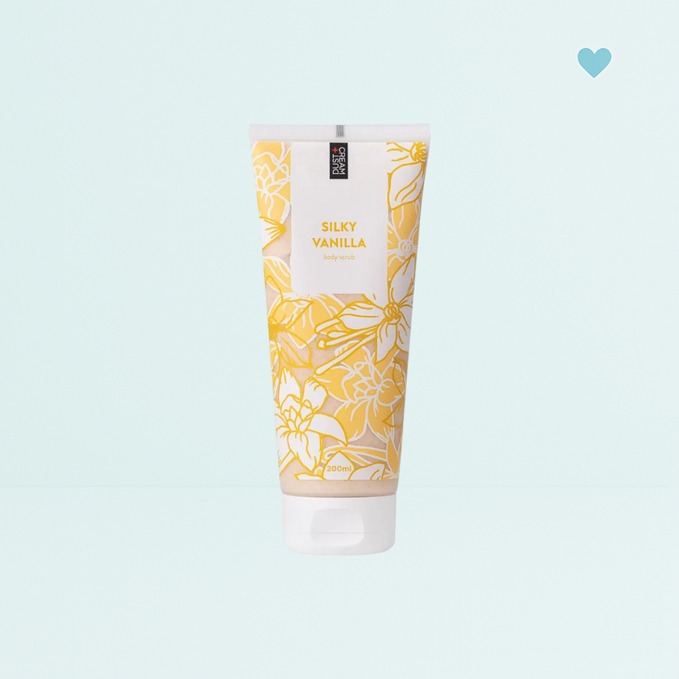 Dust+Cream telový peeling Silky Vanilla 200ml