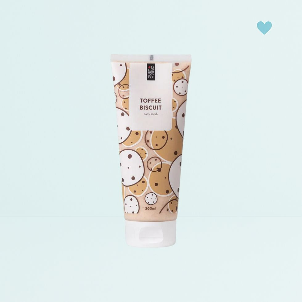 Dust+Cream telový peeling Toffee Biscuit 200ml