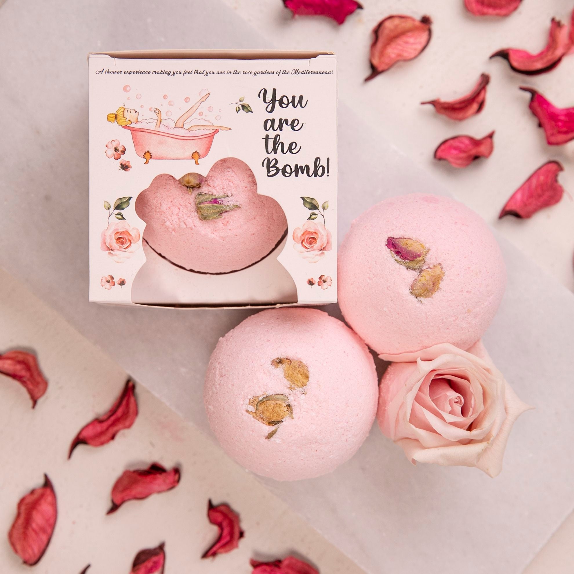 Cosmolive bomba do kúpeľa Garden Rose 70g