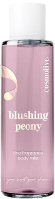 Cosmolive Blushing Peony dámska telová hmla 250ml s jemnou vôňou pivónie