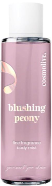Cosmolive Blushing Peony dámska telová hmla 250ml s jemnou vôňou pivónie