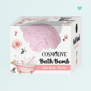 Bomba do kúpeľa s kvetinovou vôňou - Cosmolive Garden Rose 70g