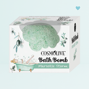 Bomba do kúpeľa s osviežujúcou vôňou - Cosmolive Marseille Storm 70g