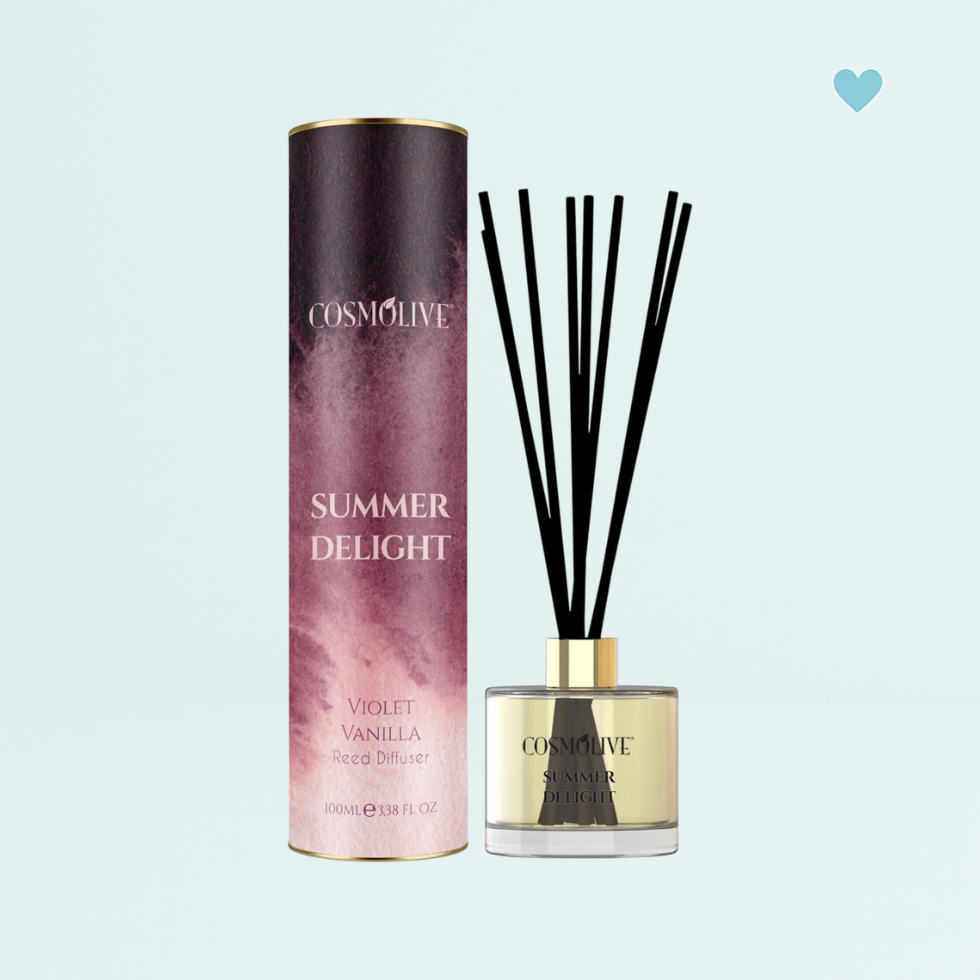 Aromatický difuzér s vôňou fialky a vanilky - Cosmolive Summer Delight 100ml