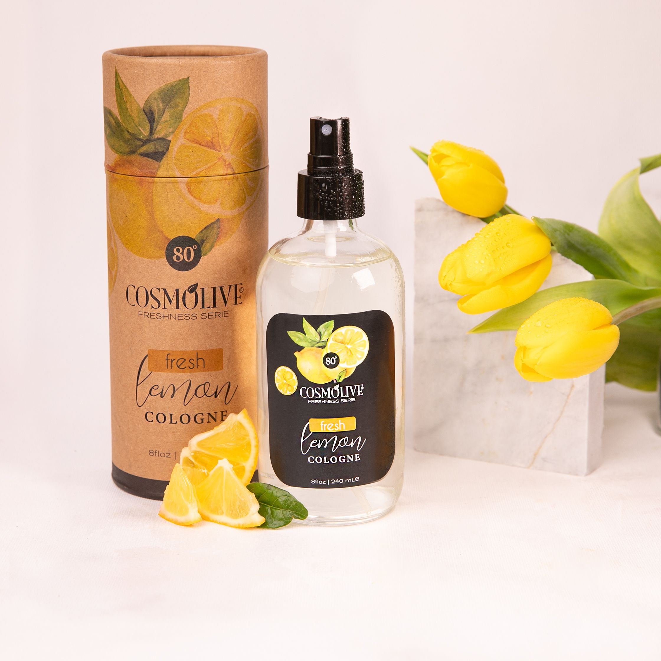 Cosmolive Fresh Lemon pánska kolínska voda s osviežujúcou citrónovou vôňou 240ml