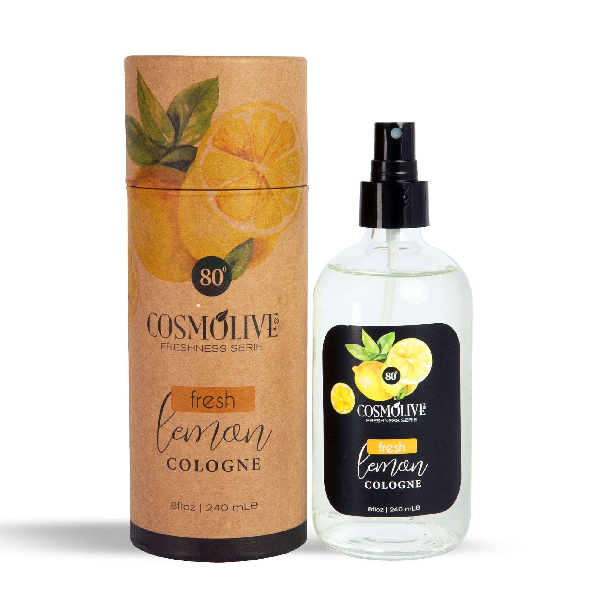 Cosmolive Fresh Lemon pánska kolínska voda s osviežujúcou citrónovou vôňou 240ml