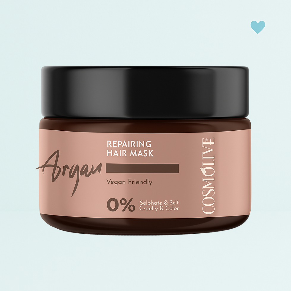 Cosmolive prírodná arganová maska pre výživu a obnovu vlasov 250ml