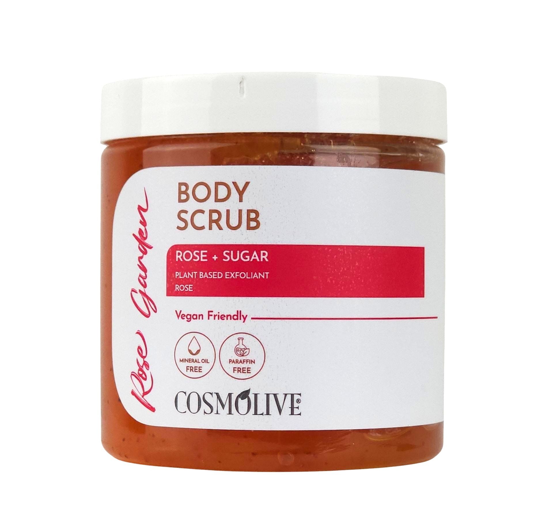 Cosmolive Rose Garden dámsky telový peeling s vôňou ruží a cukru 250ml