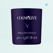 Prírodná sójová sviečka s vôňou divokého pačuli - Cosmolive Wild Patchouli 210g