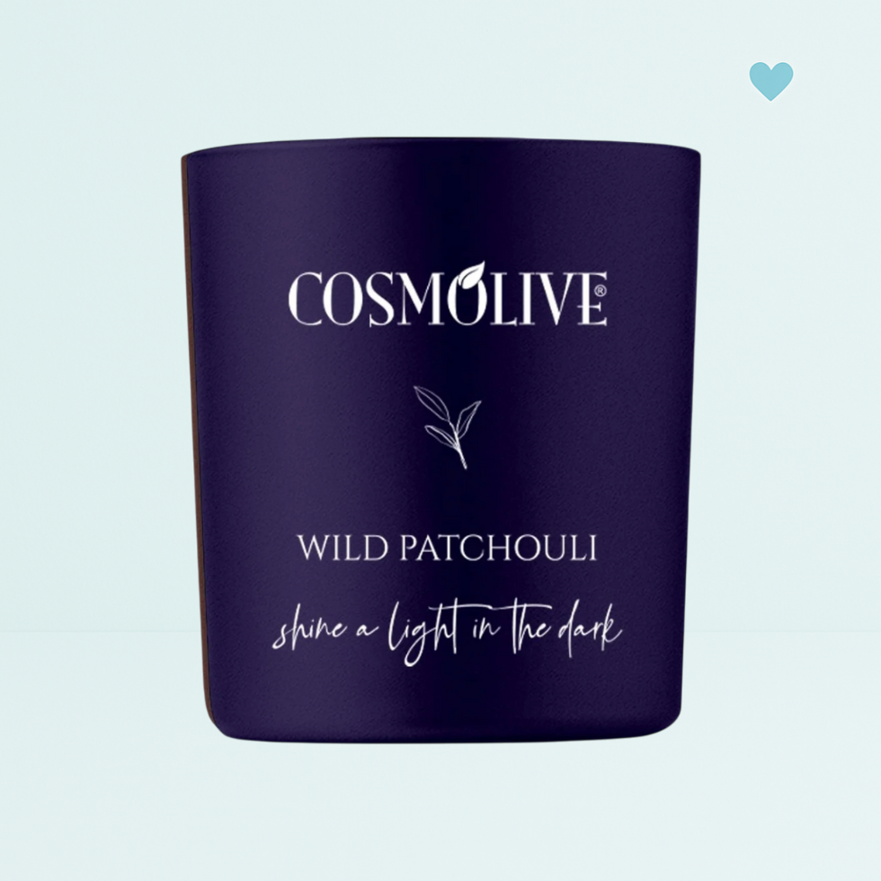 Prírodná sójová sviečka s vôňou divokého pačuli - Cosmolive Wild Patchouli 210g