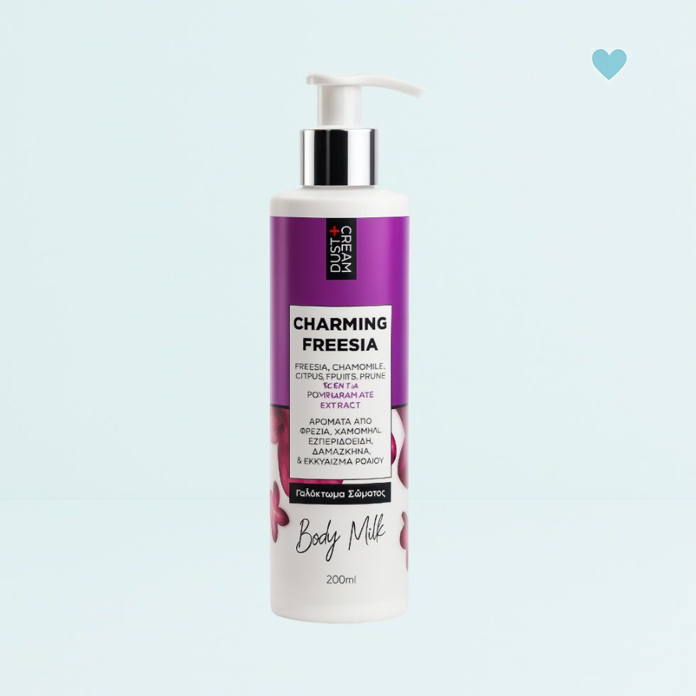 Dust+Cream telové mlieko Charming Freesia 200ml