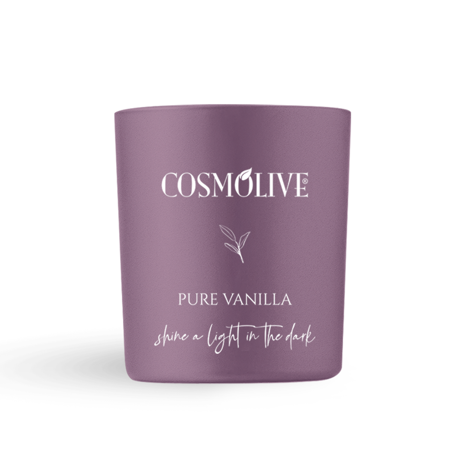 Prírodná sójová sviečka s vôňou čistej vanilky - Cosmolive Pure Vanilla 210g