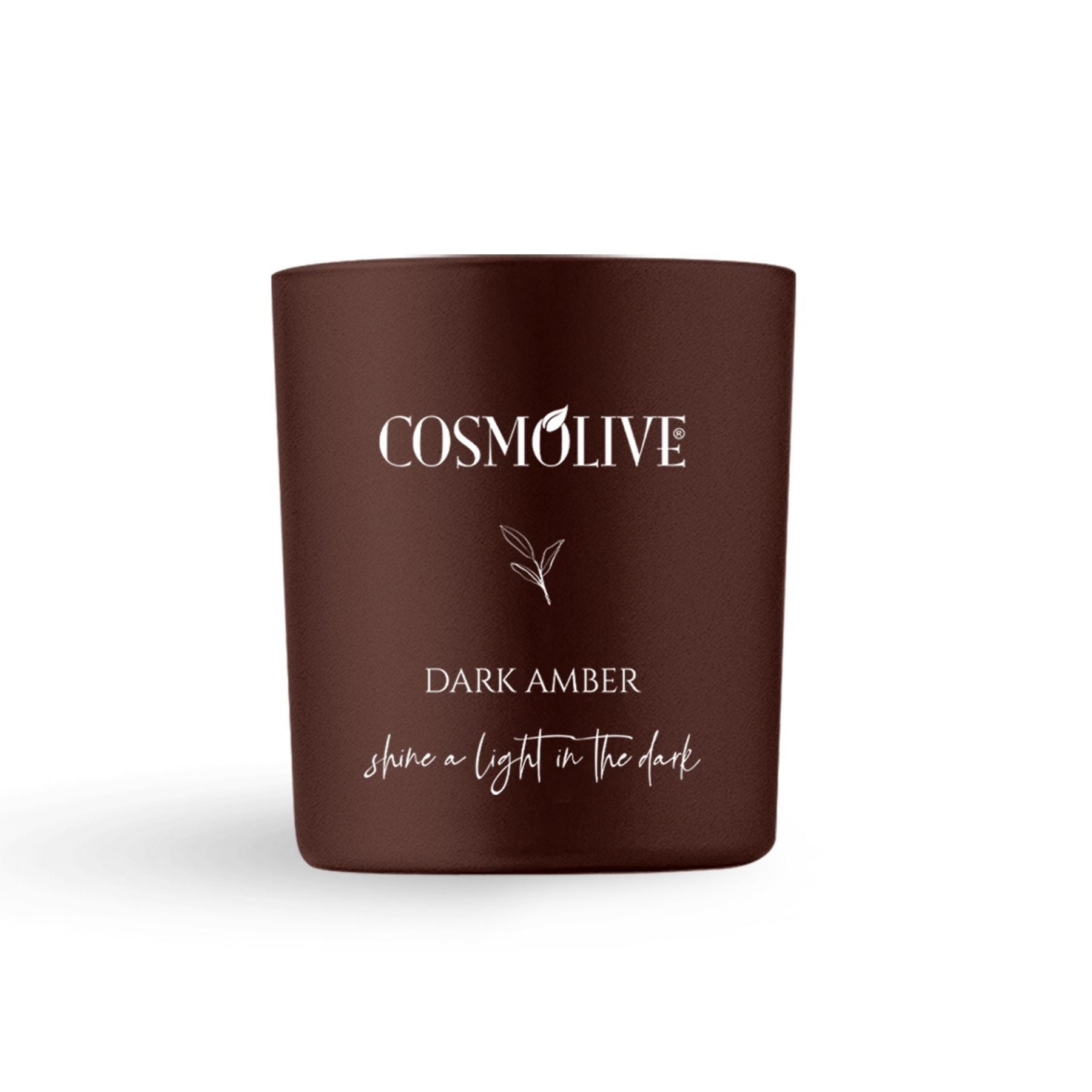 Prírodná sójová sviečka s vôňou tmavého jantáru - Cosmolive Dark Amber 210g