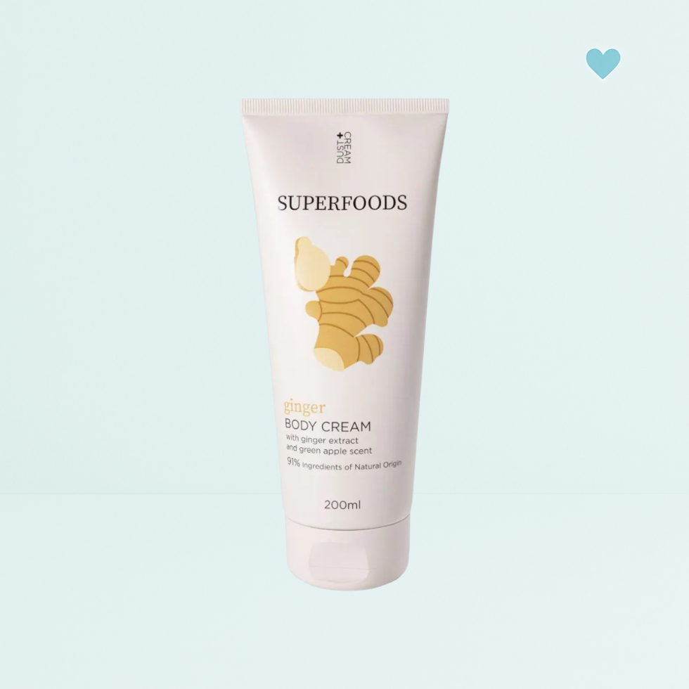 Dust+Cream SUPERFOODS telový krém Ginger 200ml