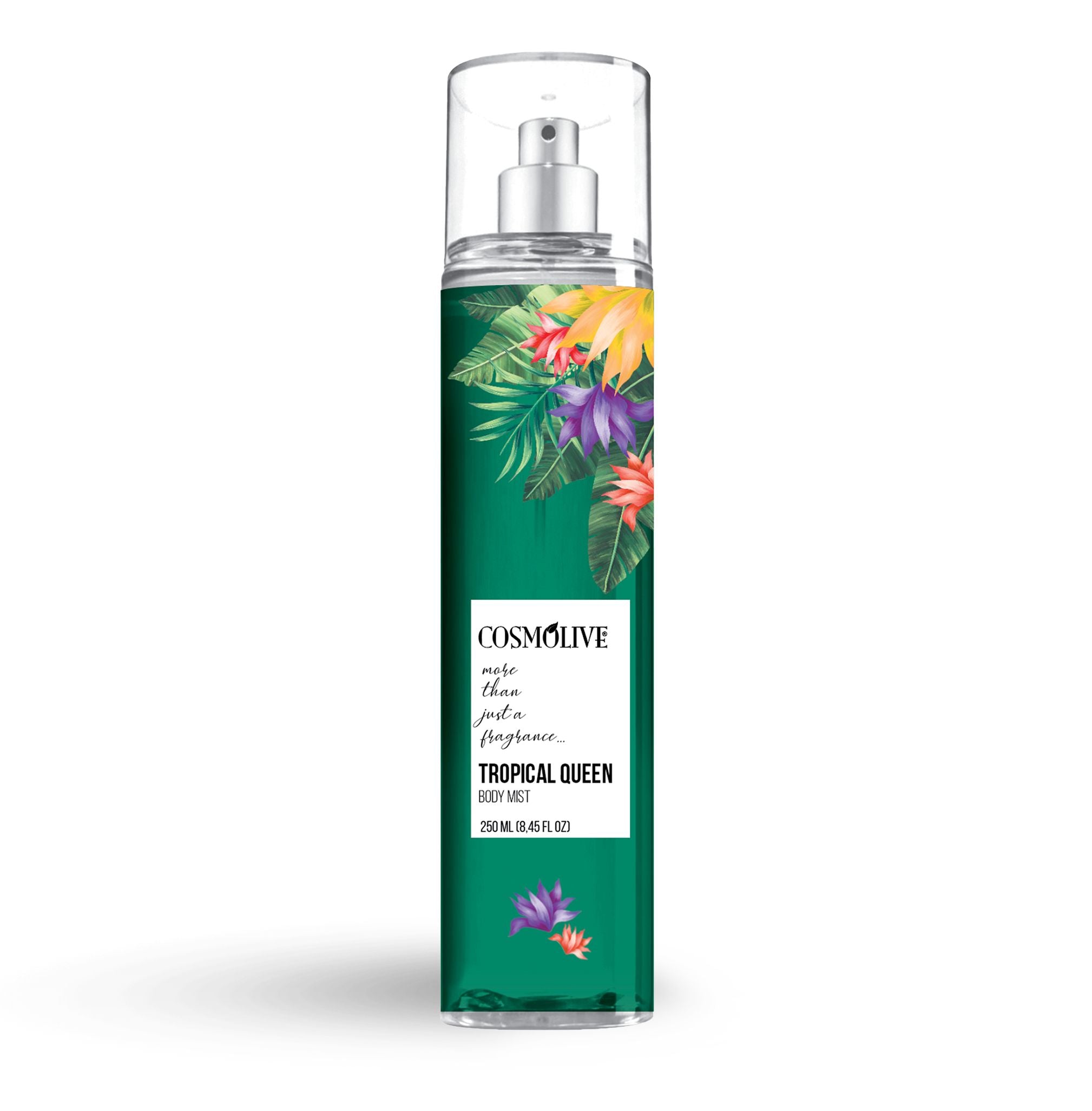 Telová hmla s vôňou exotického ovocia a tropických kvetov - Cosmolive Tropical Queen 250ml